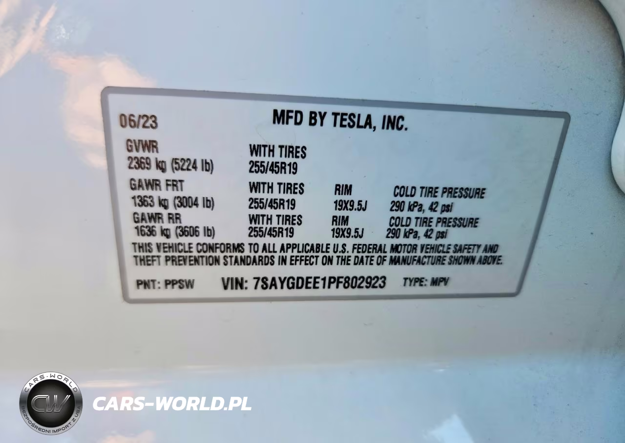 2023 Tesla Model Y VIN:7SAYGDEE1PF802923 - 12