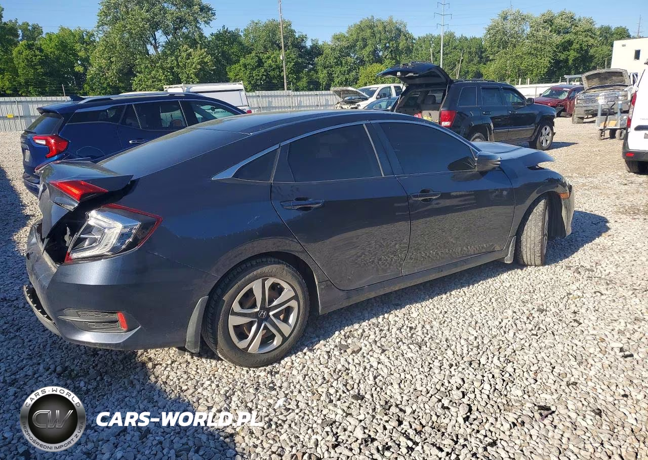 2017 Honda Civic Lx VIN:19XFC2F54HE031612 - 3