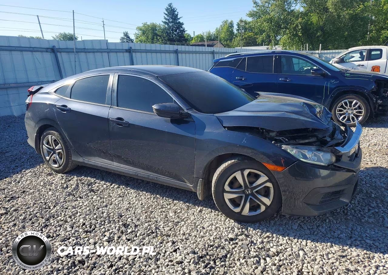 2017 Honda Civic Lx VIN:19XFC2F54HE031612 - 4