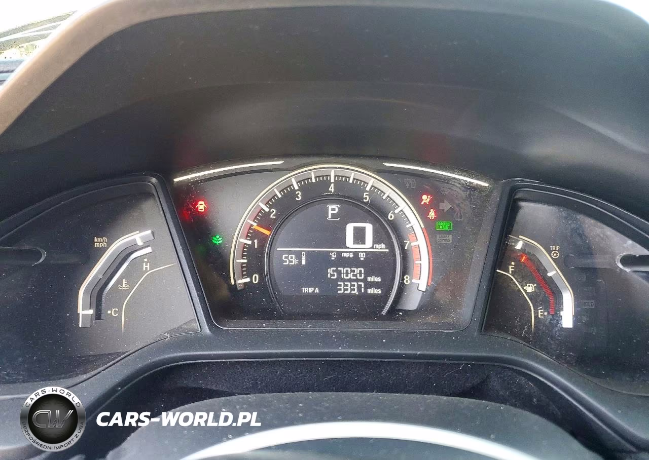 2017 Honda Civic Lx VIN:19XFC2F54HE031612 - 9