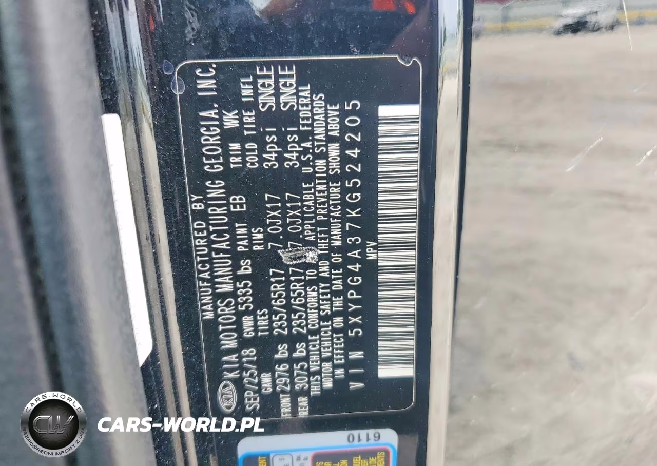 2019 Kia Sorento Lx VIN:5XYPG4A37KG524205 - 13