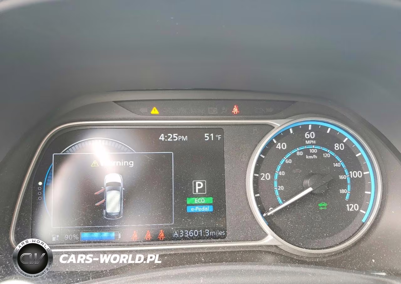 2022 Nissan Leaf Sv VIN:1N4AZ1CVXNC553855 - 9