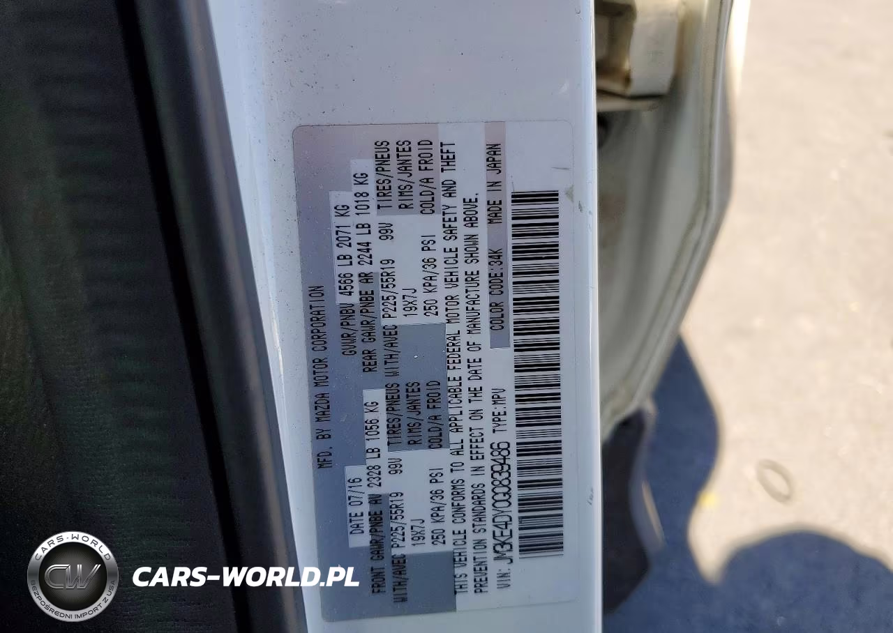 2016 Mazda Cx-5 Gt VIN:JM3KE4DY0G0839486 - 13