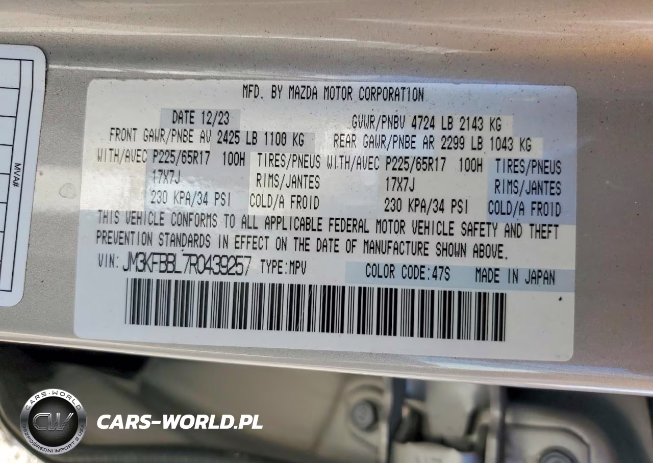 2024 Mazda Cx-5 Select VIN:JM3KFBBL7R0439257 - 13