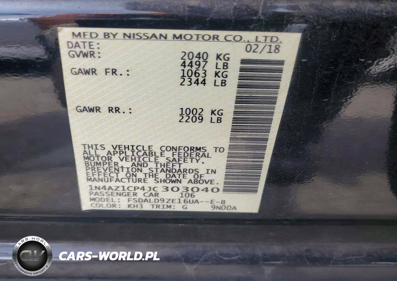 2018 Nissan Leaf Sv VIN:1N4AZ1CP4JC303040 - 13