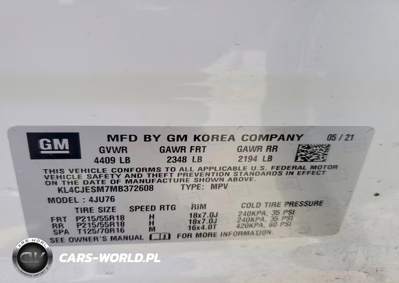 2021 Buick Encore Preferred VIN:KL4CJESM7MB372608 - 14