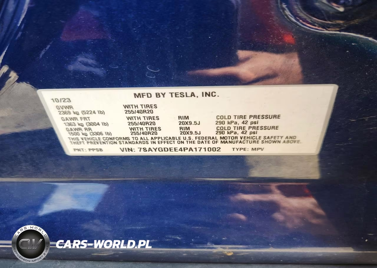 2023 Tesla Model Y VIN:7SAYGDEE4PA171002 - 12