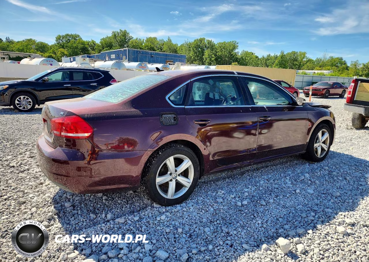 2012 Volkswagen Passat Se VIN:1VWBH7A38CC080649 - 3