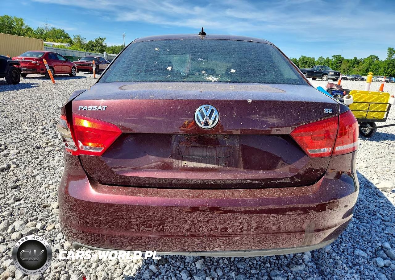 2012 Volkswagen Passat Se VIN:1VWBH7A38CC080649 - 6