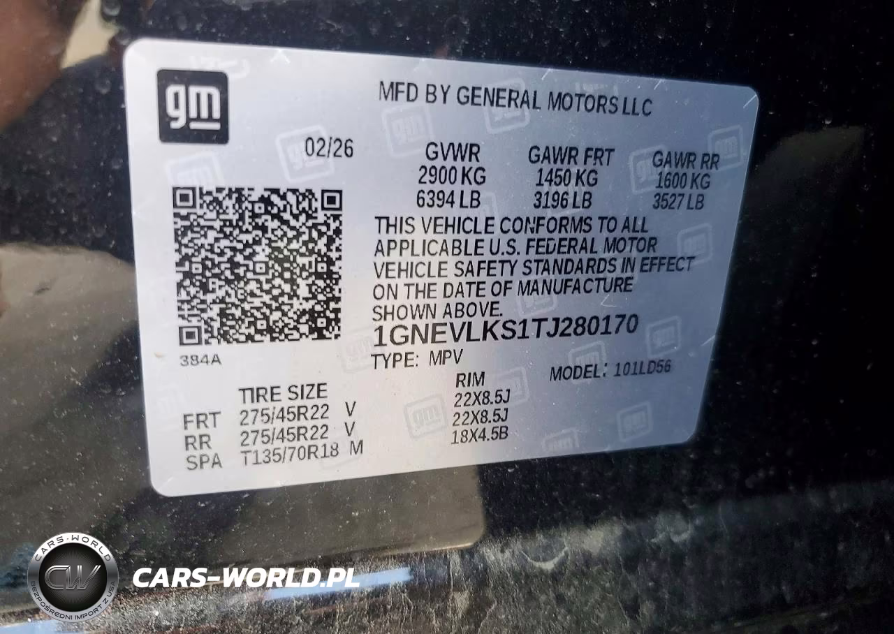 2026 Chevrolet Traverse Rs VIN:1GNEVLKS1TJ280170 - 13