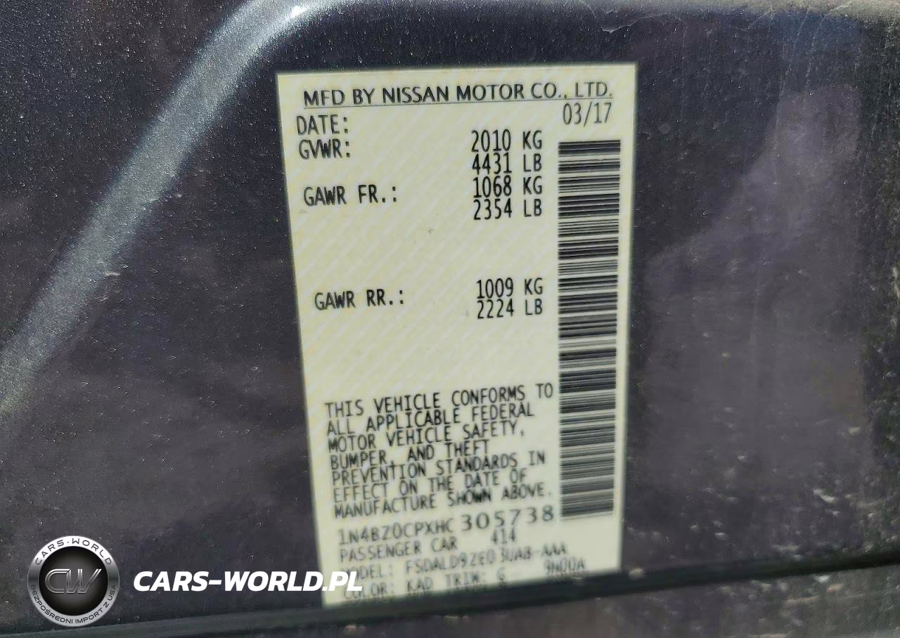 2017 Nissan Leaf Sv VIN:1N4BZ0CPXHC305738 - 13