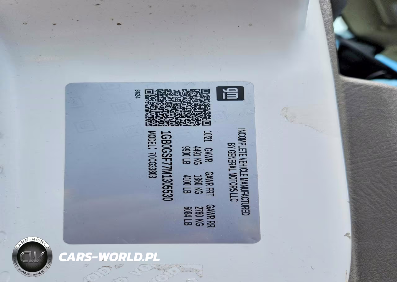 2021 Chevrolet Express Refrigerated Box Truck VIN:1GB0GSF77M1305530 - 13
