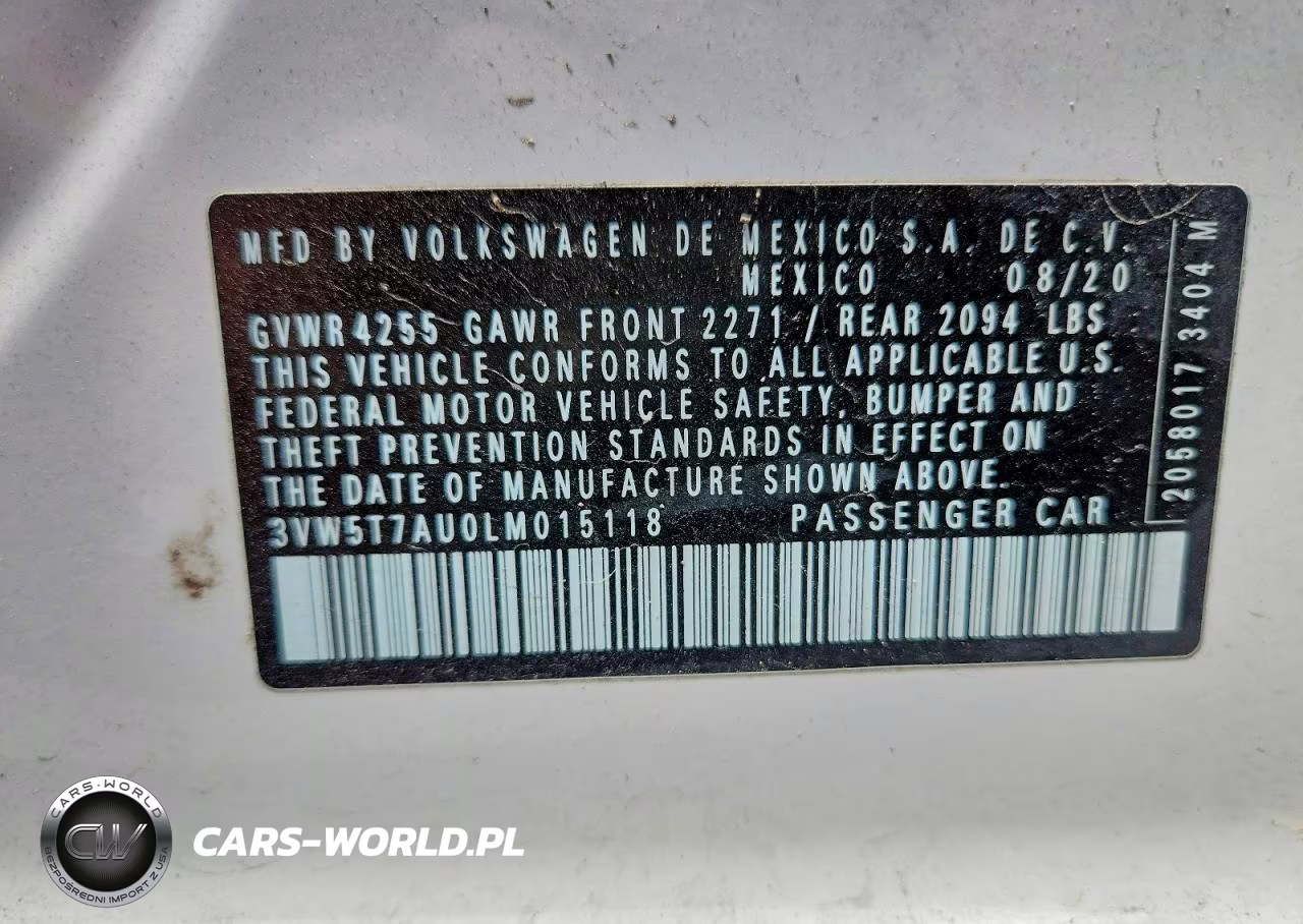 2020 Volkswagen Gti S VIN:3VW5T7AU0LM015118 - 13