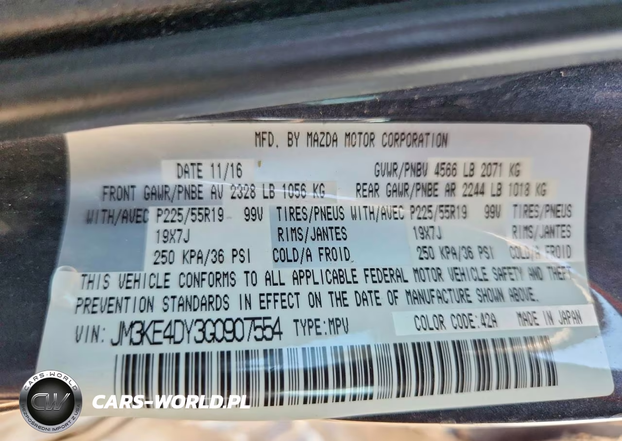 2016 Mazda Cx-5 Gt VIN:JM3KE4DY3G0907554 - 14