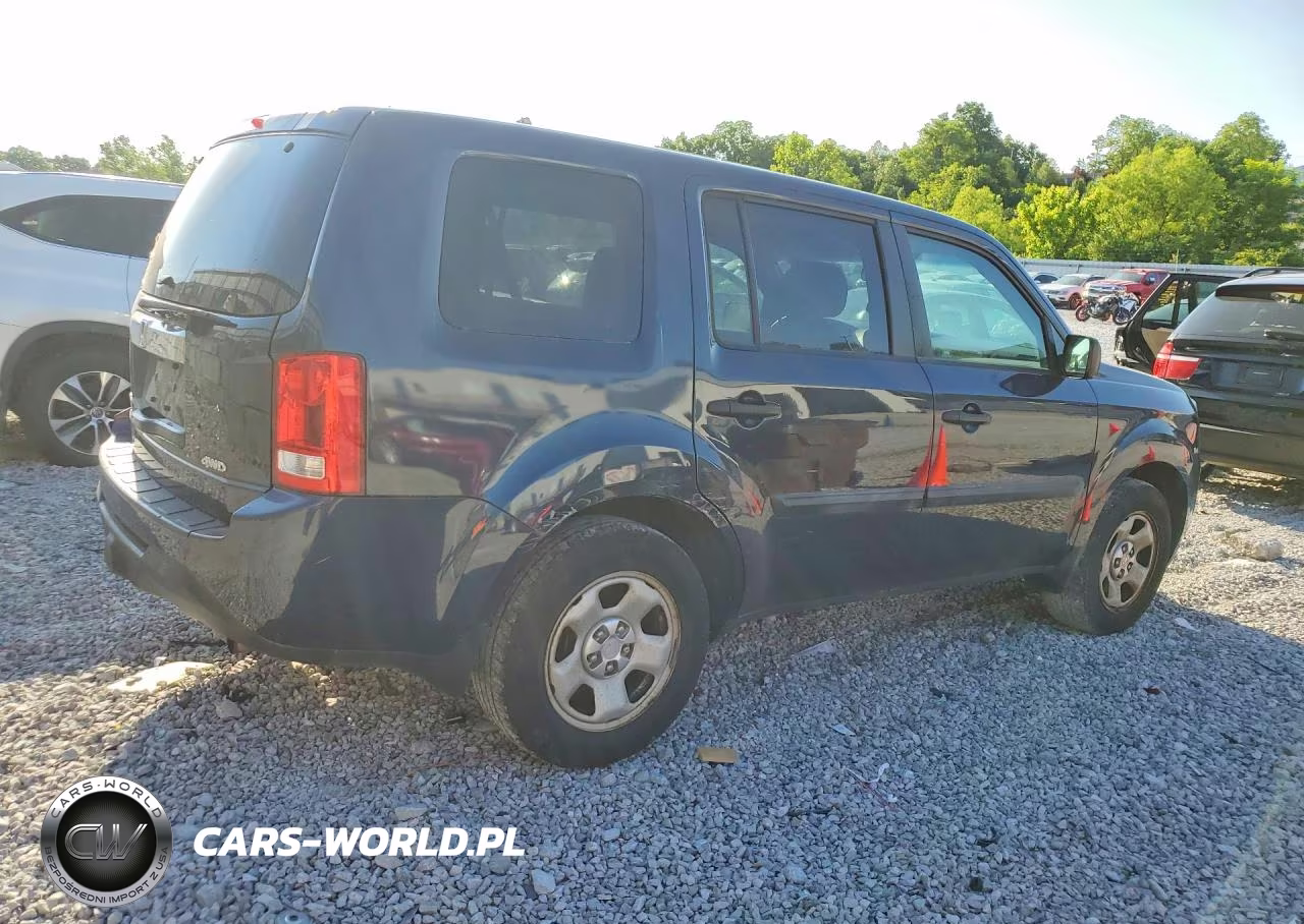 2012 Honda Pilot VIN:5FNYF4H25CB005781 - 3