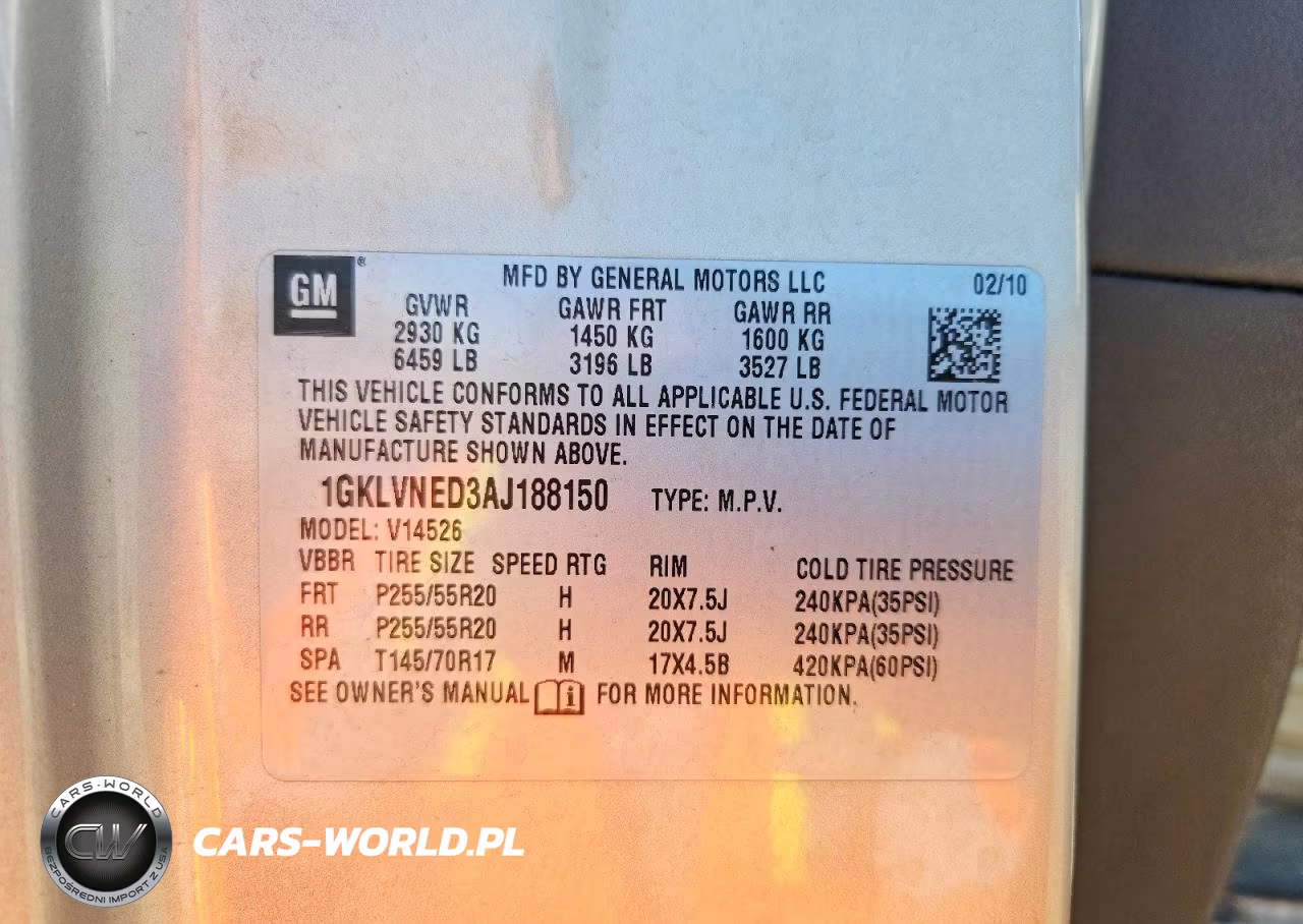 2010 GMC Acadia Slt-2 VIN:1GKLVNED3AJ188150 - 13