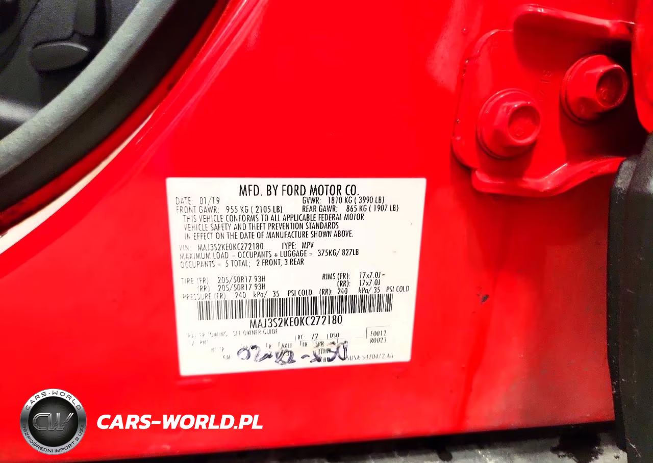 2019 Ford Ecosport Titanium VIN:MAJ3S2KE0KC272180 - 14