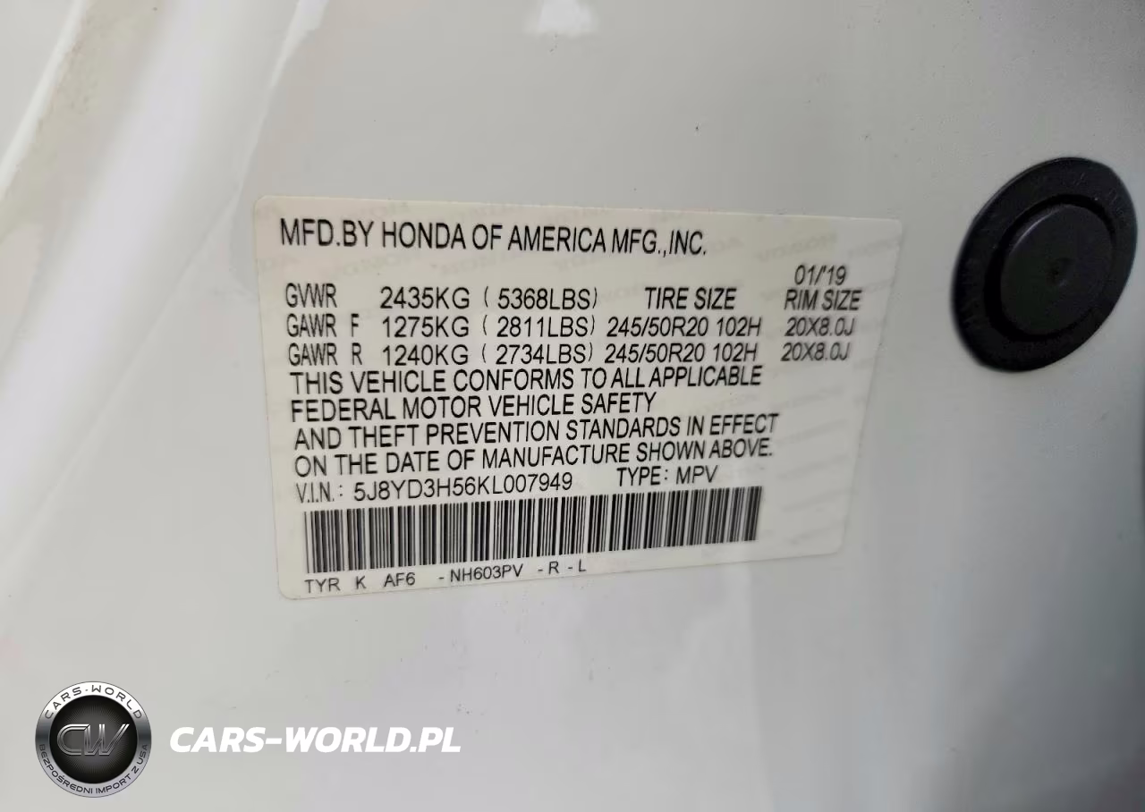 2019 Acura Mdx Technology VIN:5J8YD3H56KL007949 - 13