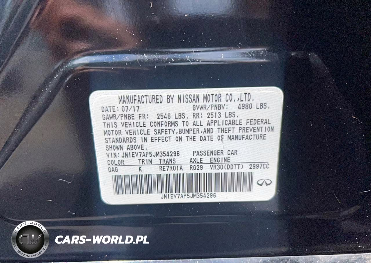 2018 Infiniti Q50 3.0T Luxe VIN:JN1EV7AP5JM354296 - 10