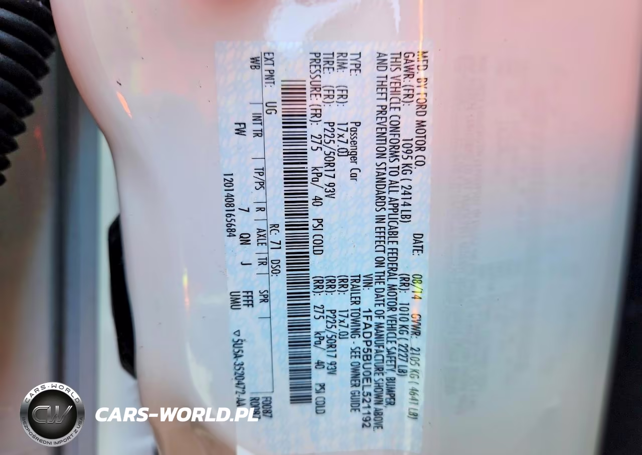 2014 Ford C-Max Sel VIN:1FADP5BU0EL521192 - 12