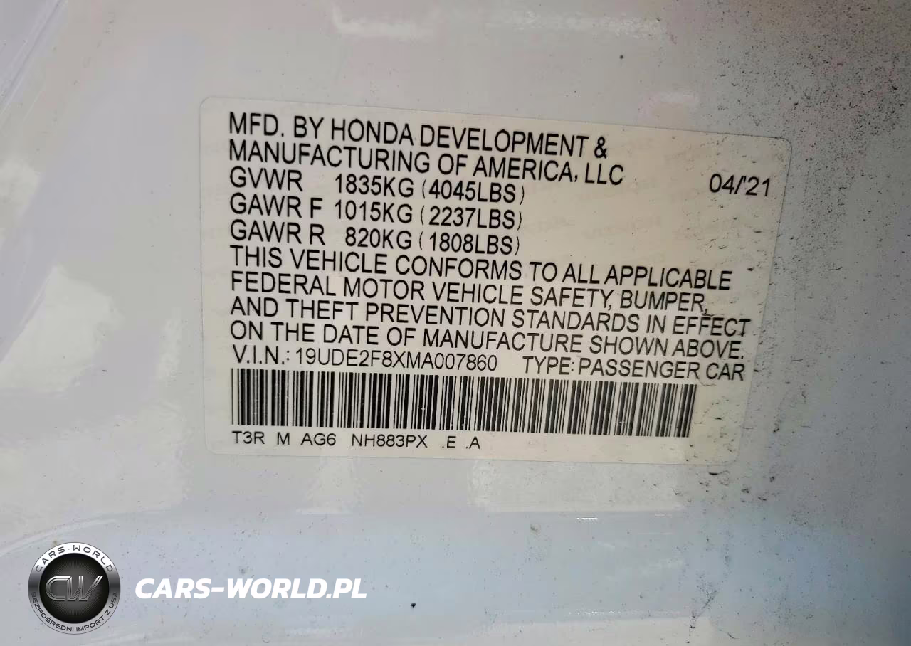 2021 Acura Ilx Premium A-Spec VIN:19UDE2F8XMA007860 - 12