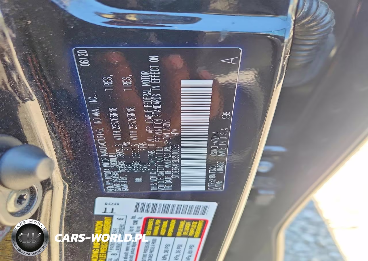 2020 Toyota Highlander Le VIN:5TDZZRAH2LS510096 - 12