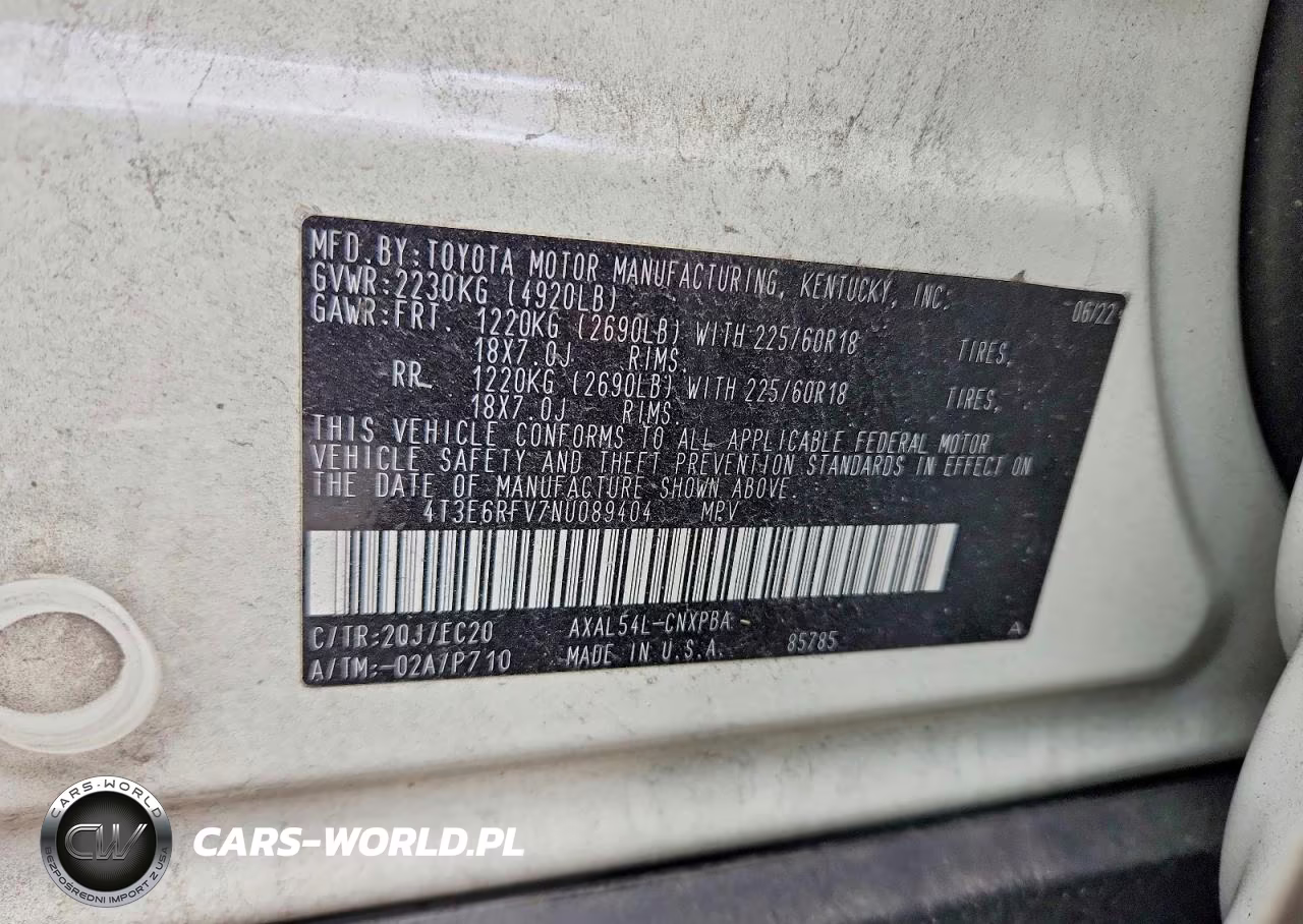2022 Toyota Rav4 Xse VIN:4T3E6RFV7NU089404 - 12