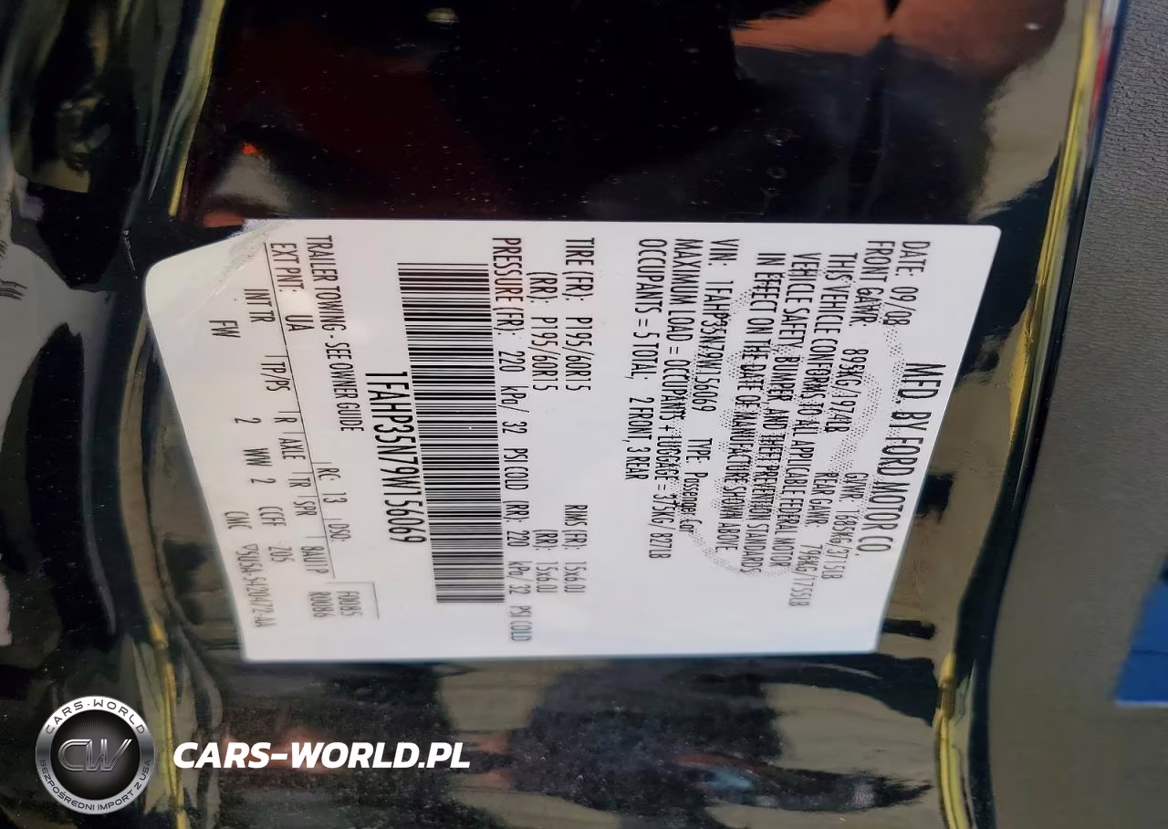2009 Ford Focus Se VIN:1FAHP35N79W156069 - 12