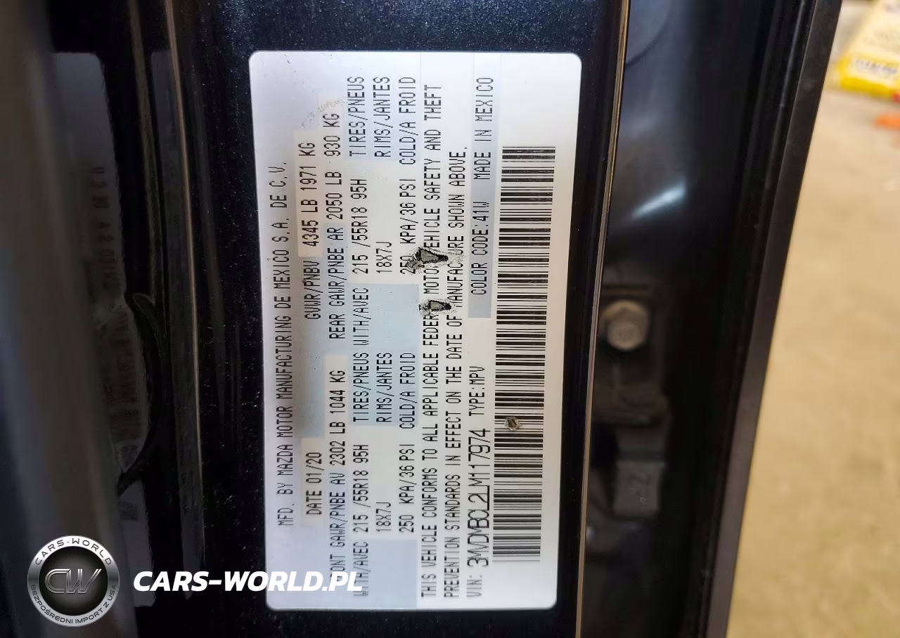 2020 Mazda Cx-30 Select VIN:3MVDMBCL2LM117974 - 12