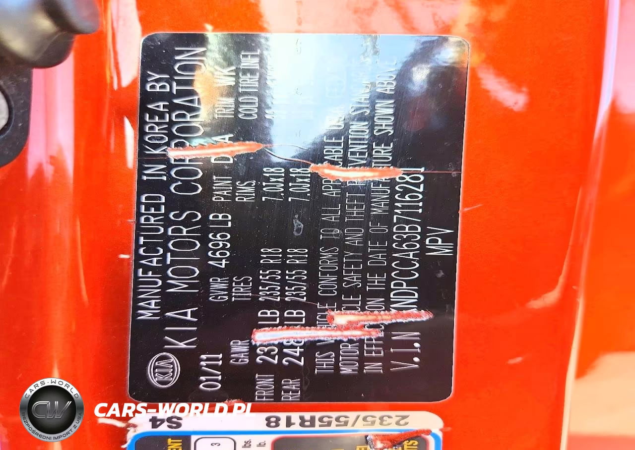2011 Kia Sportage Sx VIN:KNDPCCA63B7116281 - 13