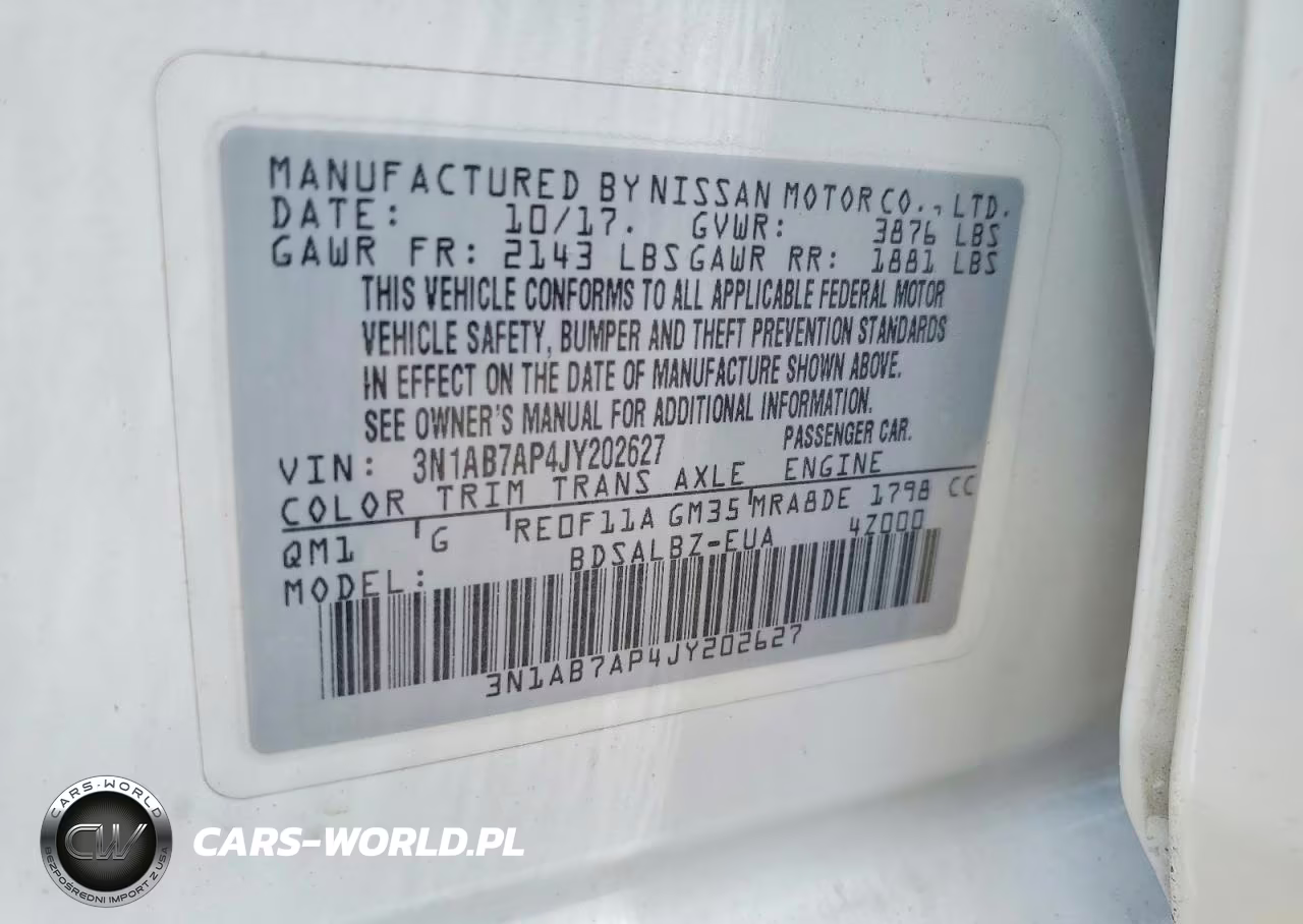 2018 Nissan Sentra S VIN:3N1AB7AP4JY202627 - 12