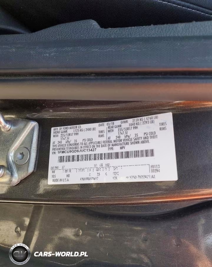 2018 Ford Escape Se VIN:1FMCU9GD8JUC13427 - 12