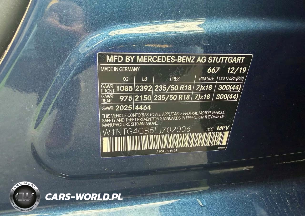 2020 Mercedes-Benz Gla 250 4Matic VIN:W1NTG4GB5LJ702006 - 10