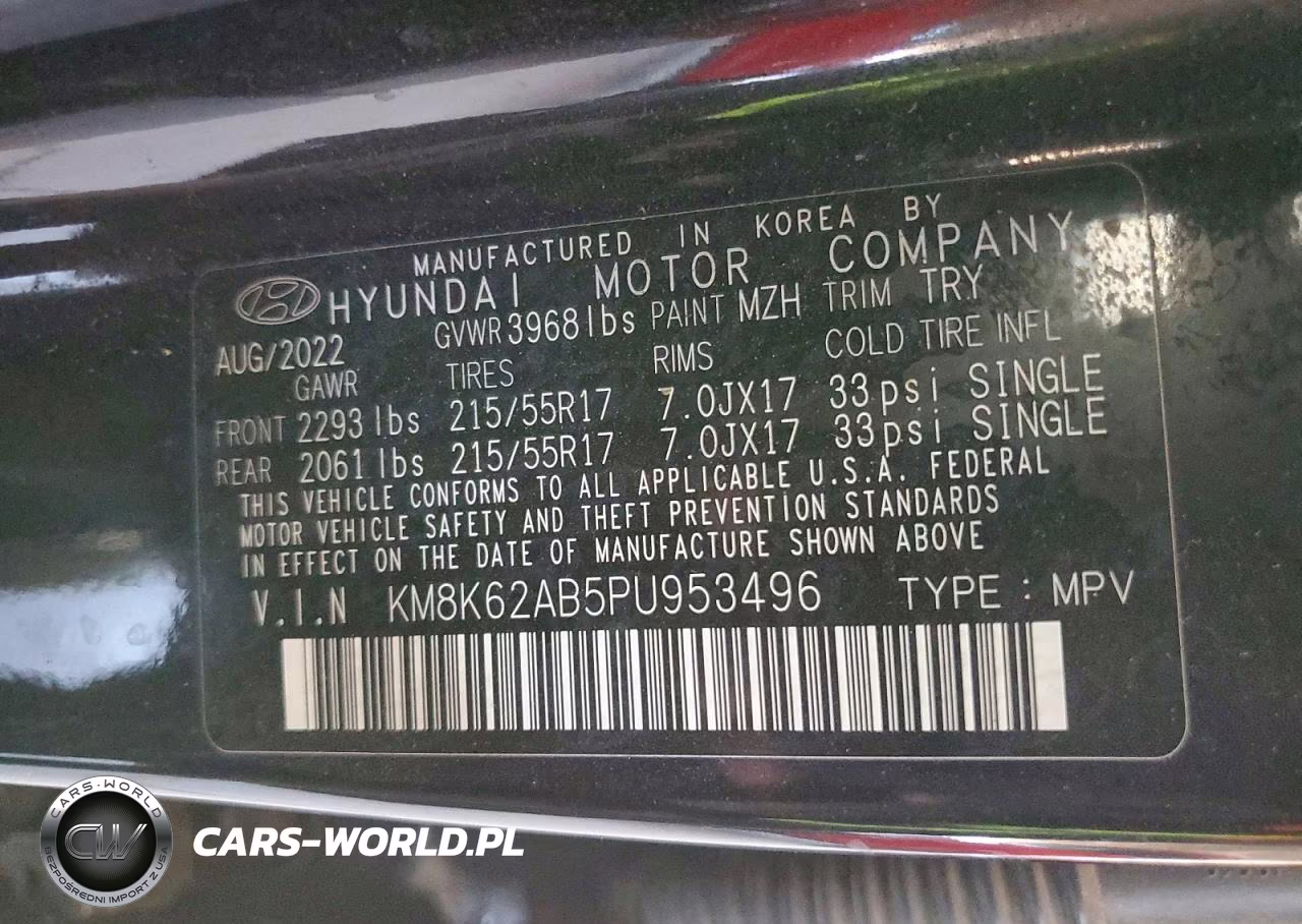 2023 Hyundai Kona Sel VIN:KM8K62AB5PU953496 - 12