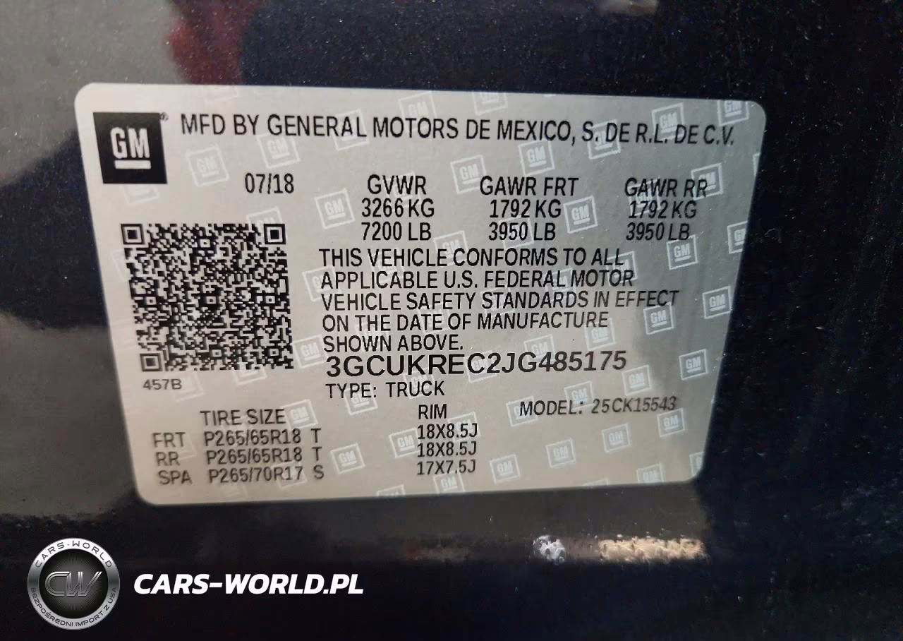 2018 Chevrolet Silverado K1500 Lt VIN:3GCUKREC2JG485175 - 12