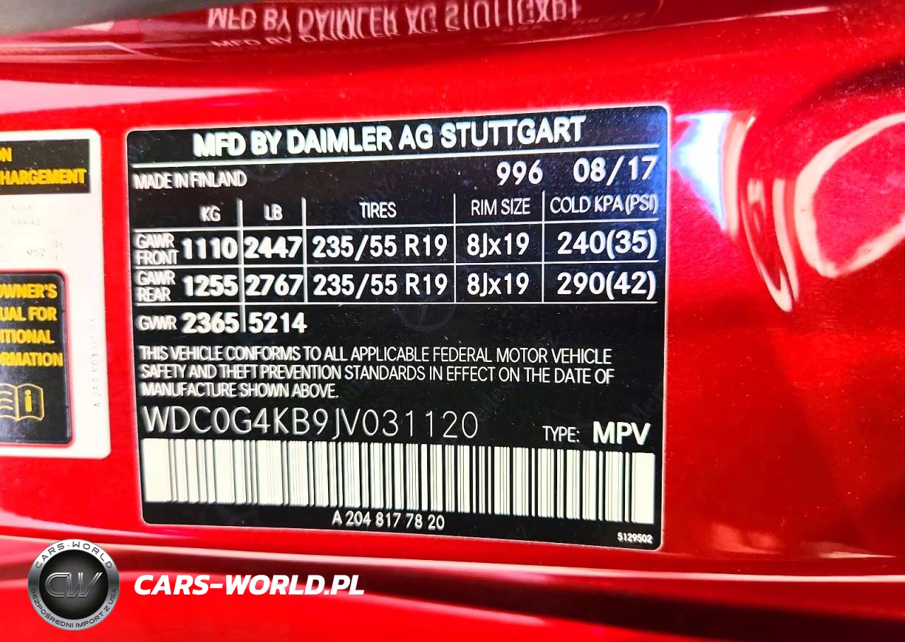 2018 Mercedes-Benz Glc 300 4Matic VIN:WDC0G4KB9JV031120 - 13