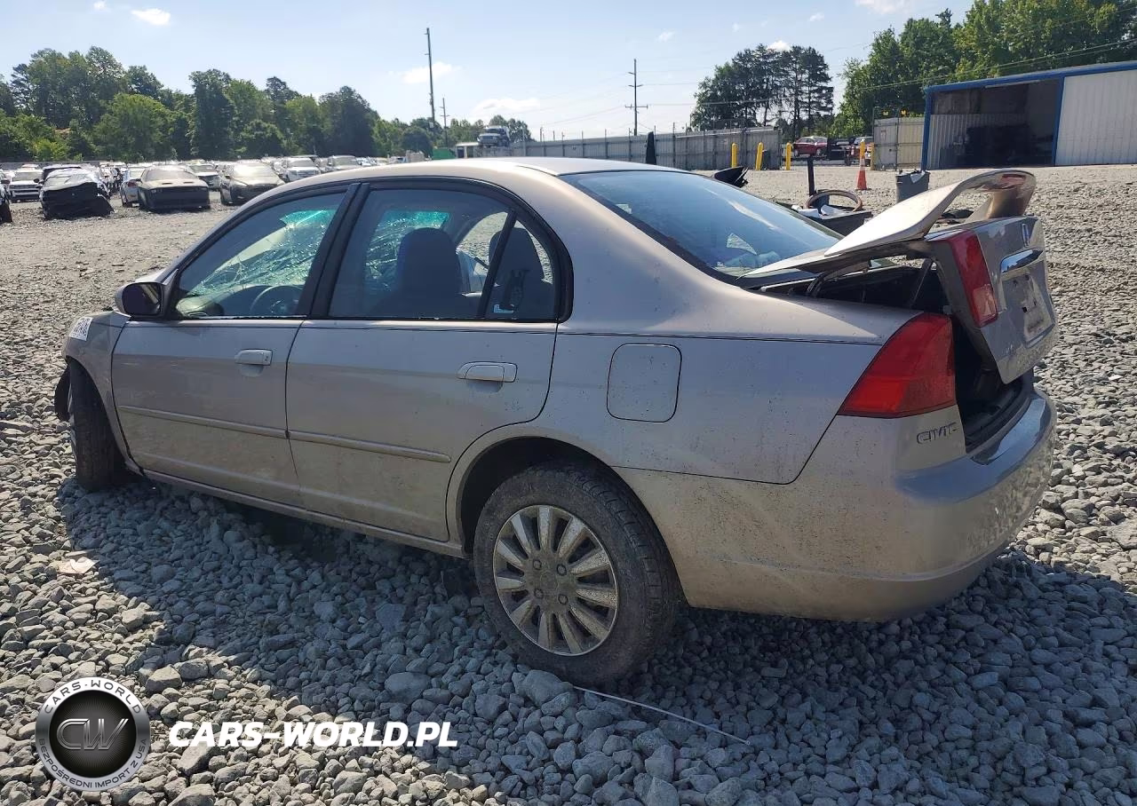 2001 Honda Civic Ex VIN:1HGES26771L033563 - 2
