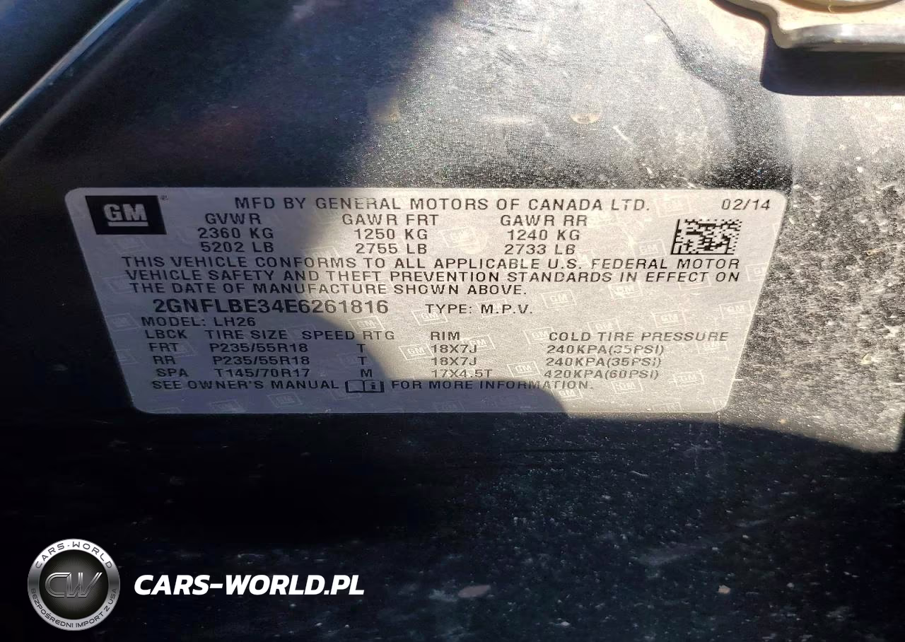 2014 Chevrolet Equinox Lt VIN:2GNFLBE34E6261816 - 13