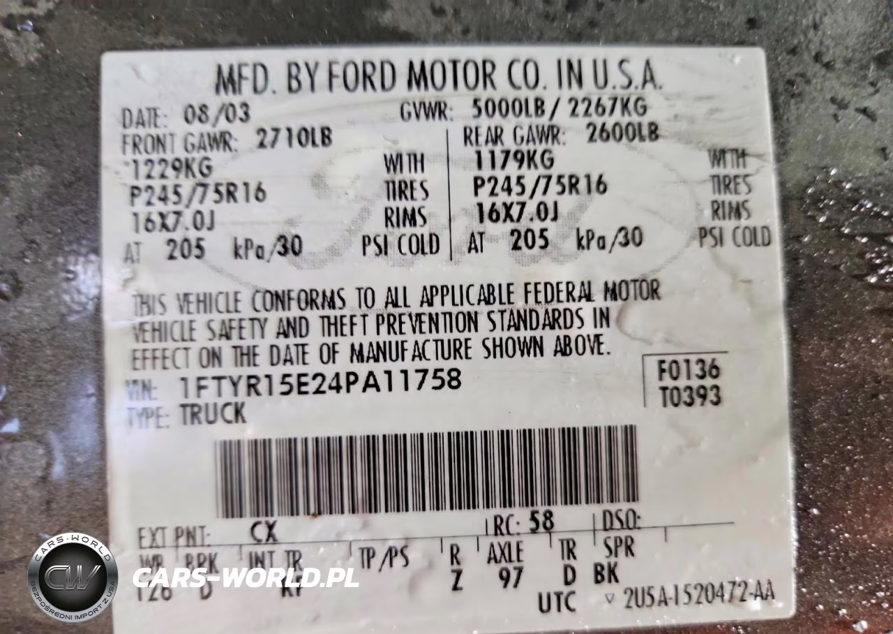 2004 Ford Ranger Super Cab VIN:1FTYR15E24PA11758 - 12