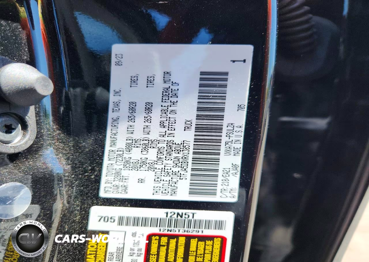 2024 Toyota Tundra Crewmax Limited VIN:5TFJA5DBXRX138577 - 13