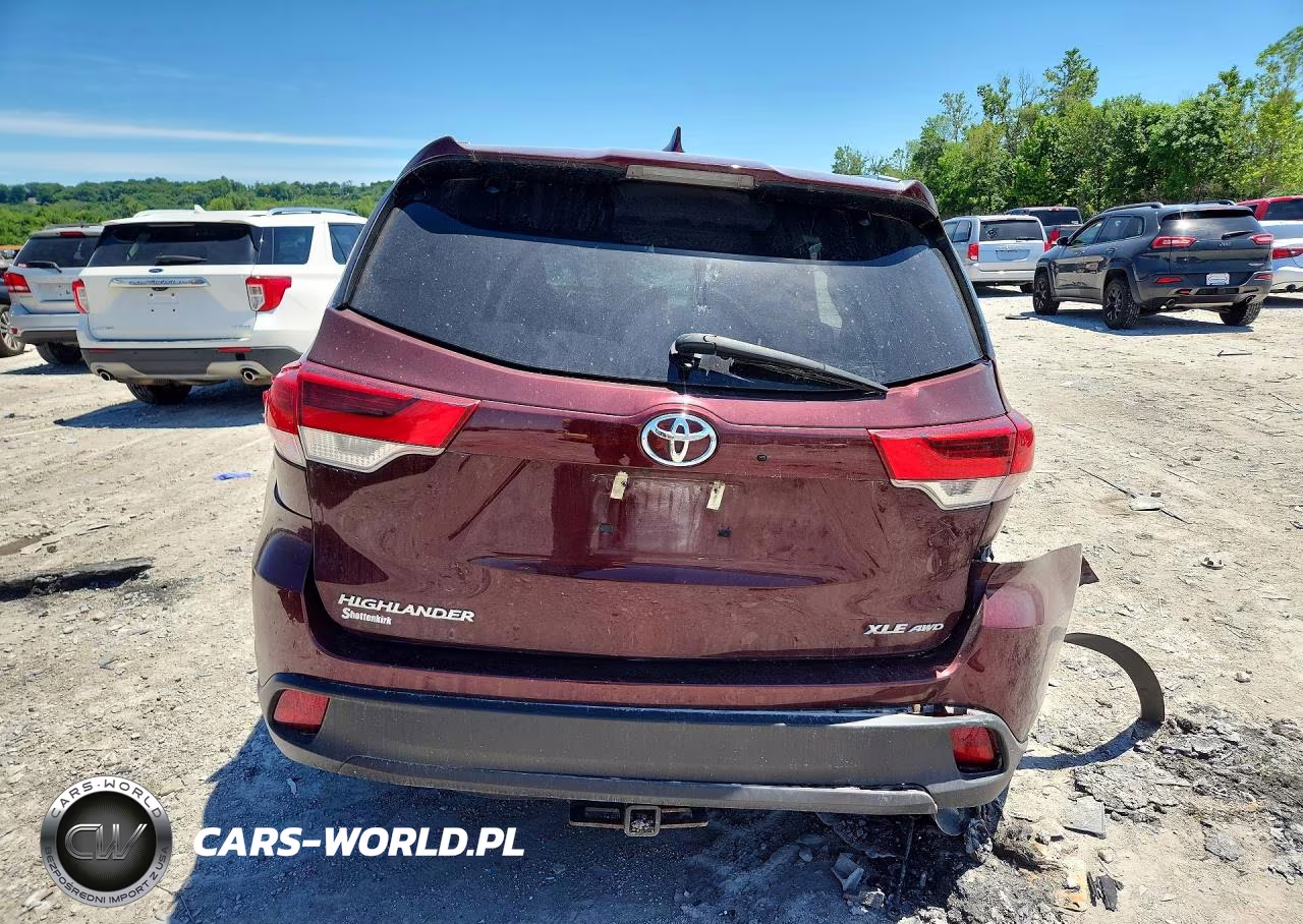 2018 Toyota Highlander Xle VIN:5TDJZRFH6JS851293 - 6