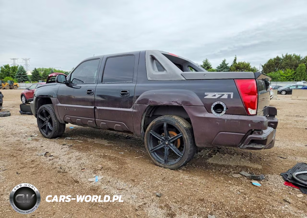 2002 Chevrolet Avalanche K1500 VIN:3GNEK13T62G112609 - 2