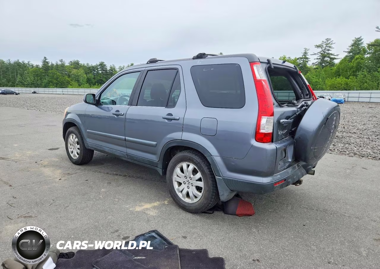 2006 Honda Cr-V Se VIN:SHSRD789X6U422349 - 2