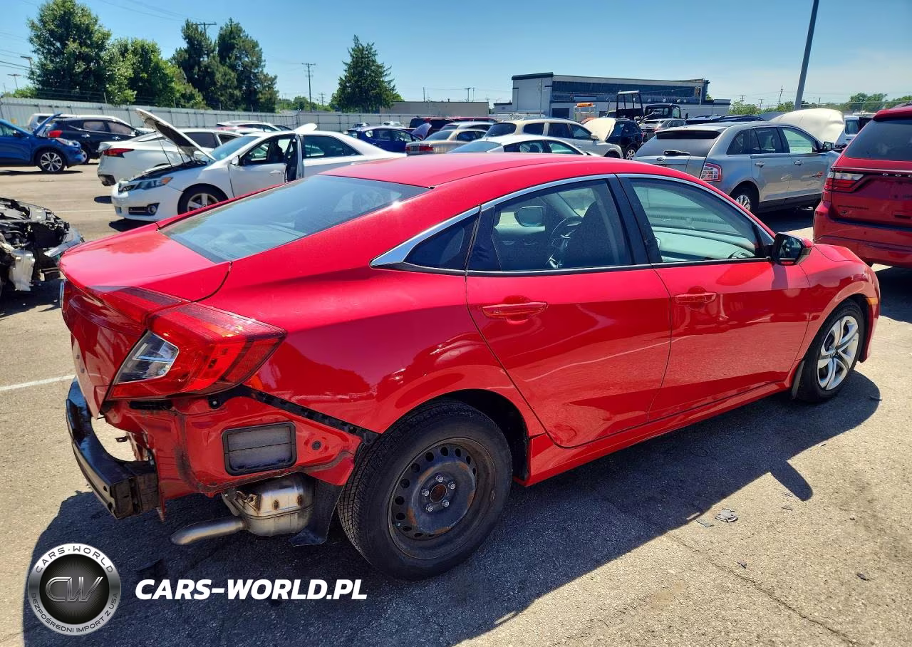 2018 Honda Civic Lx VIN:2HGFC2F5XJH503596 - 3