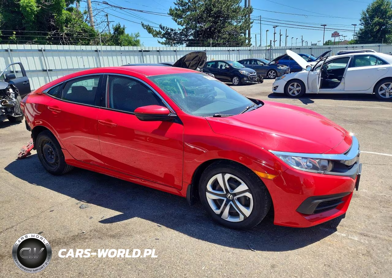 2018 Honda Civic Lx VIN:2HGFC2F5XJH503596 - 4