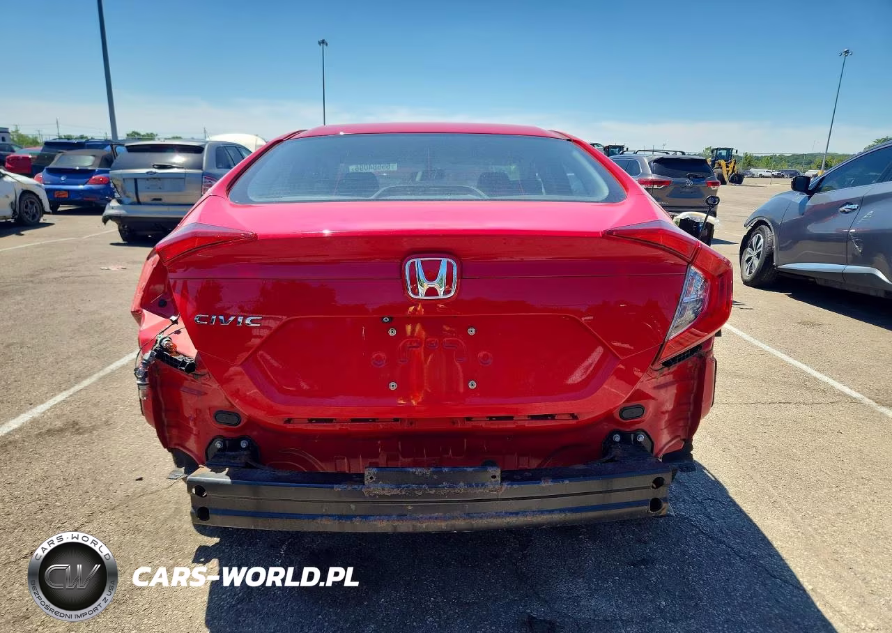 2018 Honda Civic Lx VIN:2HGFC2F5XJH503596 - 6