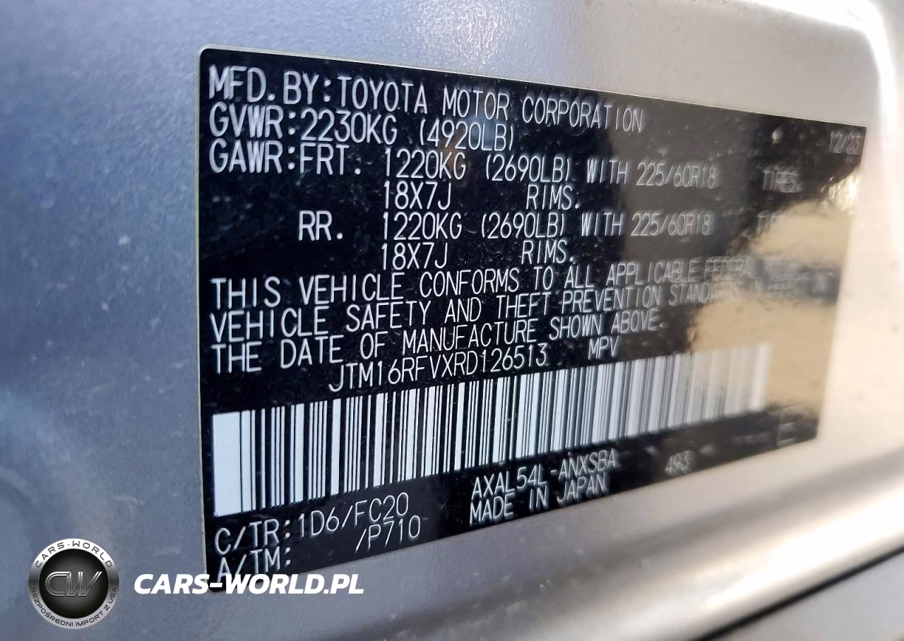 2024 Toyota Rav4 Se VIN:JTM16RFVXRD126513 - 13