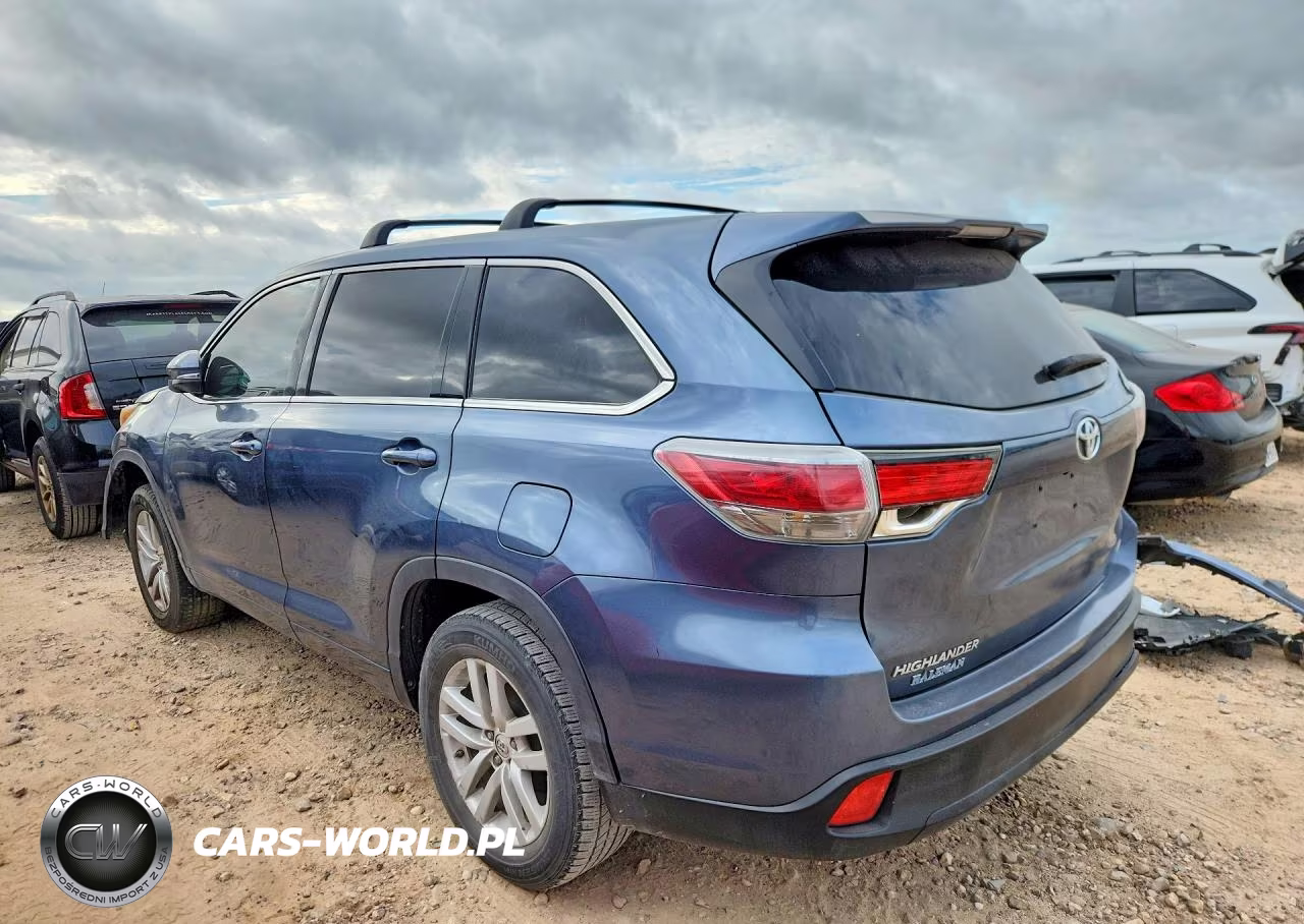 2014 Toyota Highlander Le VIN:5TDZARFH7ES008249 - 2