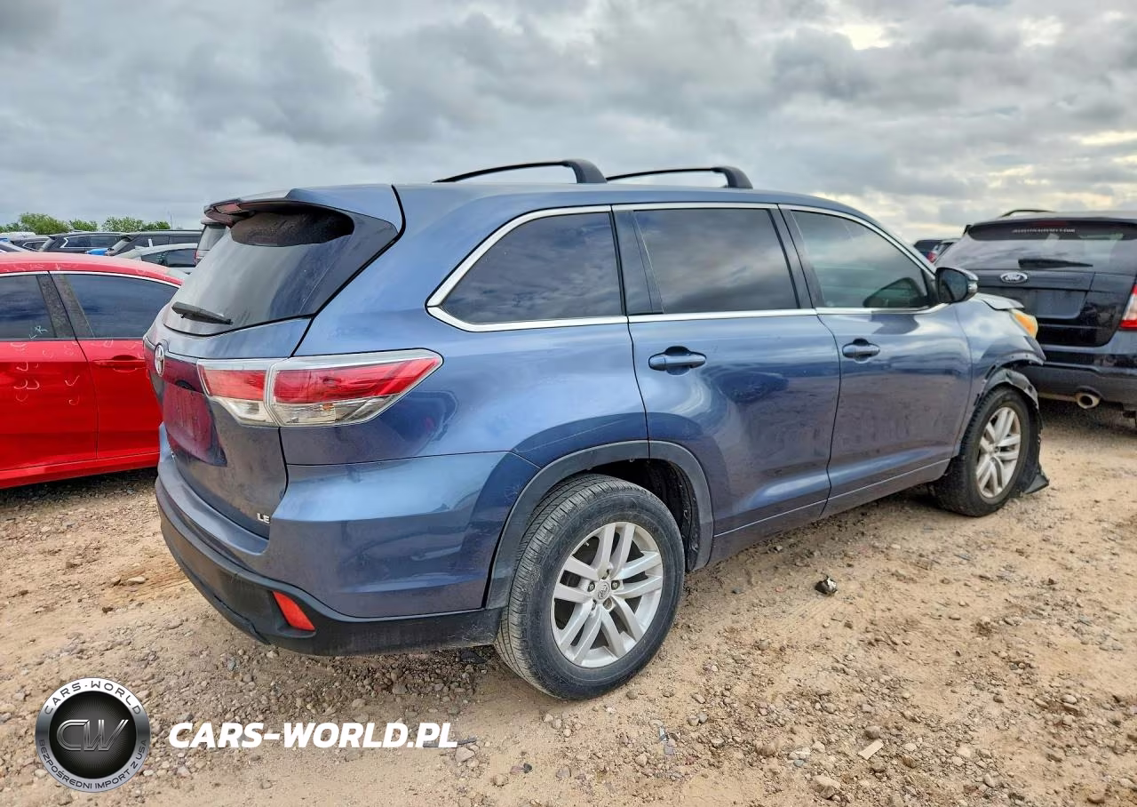 2014 Toyota Highlander Le VIN:5TDZARFH7ES008249 - 3