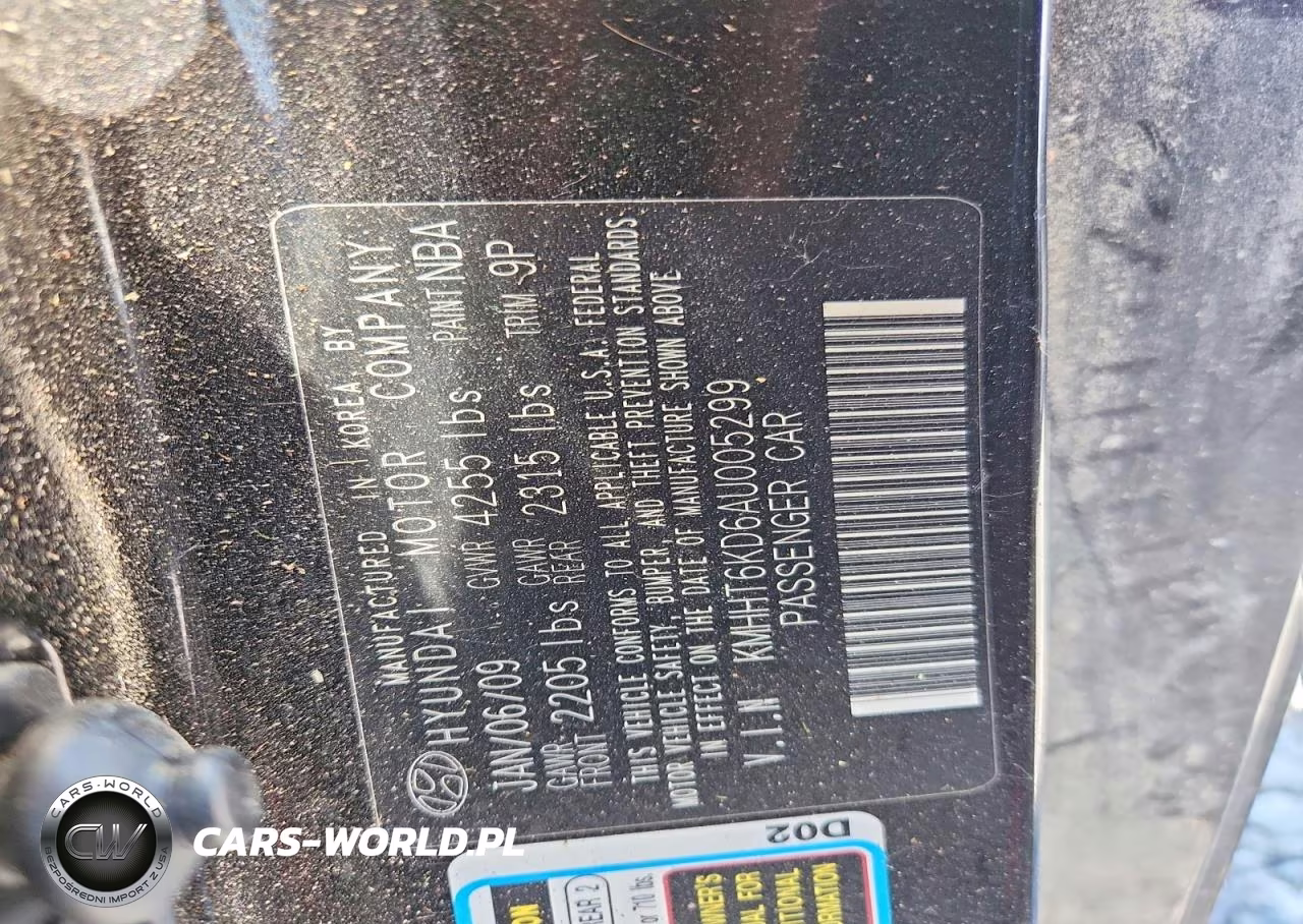 2010 Hyundai Genesis Coupe 2.0T VIN:KMHHT6KD6AU005299 - 13